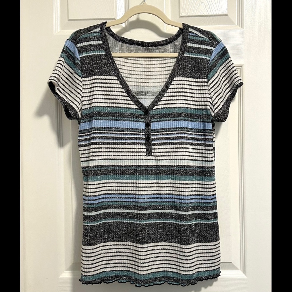 Stretchy Striped Shirt